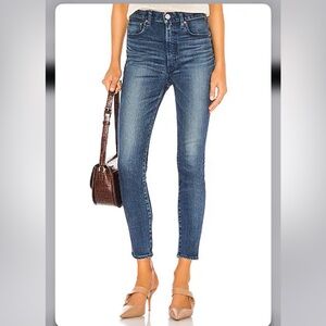 MOUSSY VINTAGE Willows Rebirth Skinny Jeans Medium Wash Size 28 Made In‎ Japan